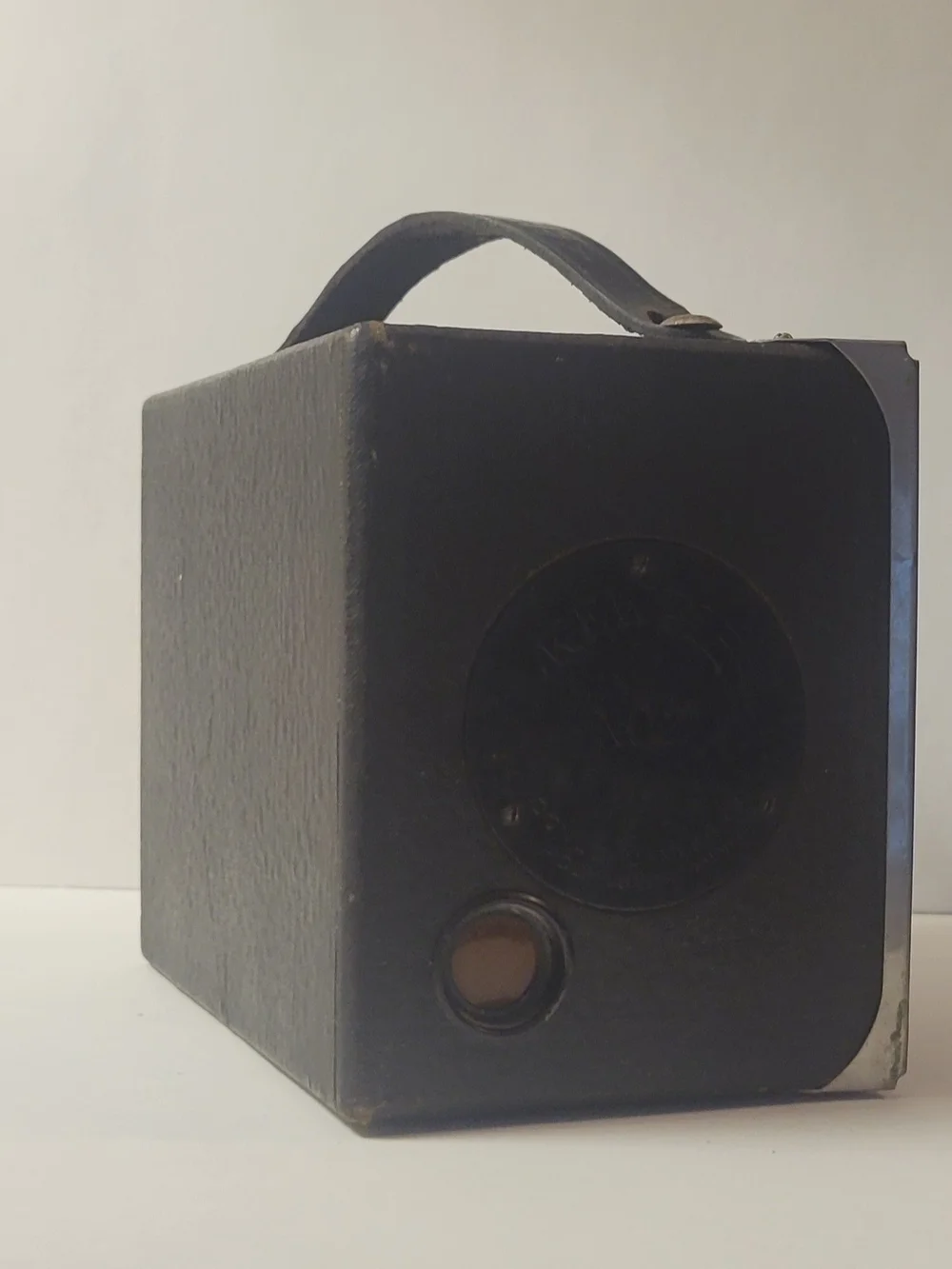 Antique Kewpie Box Camera - 1915-1922 Black Leatherette Film Camera